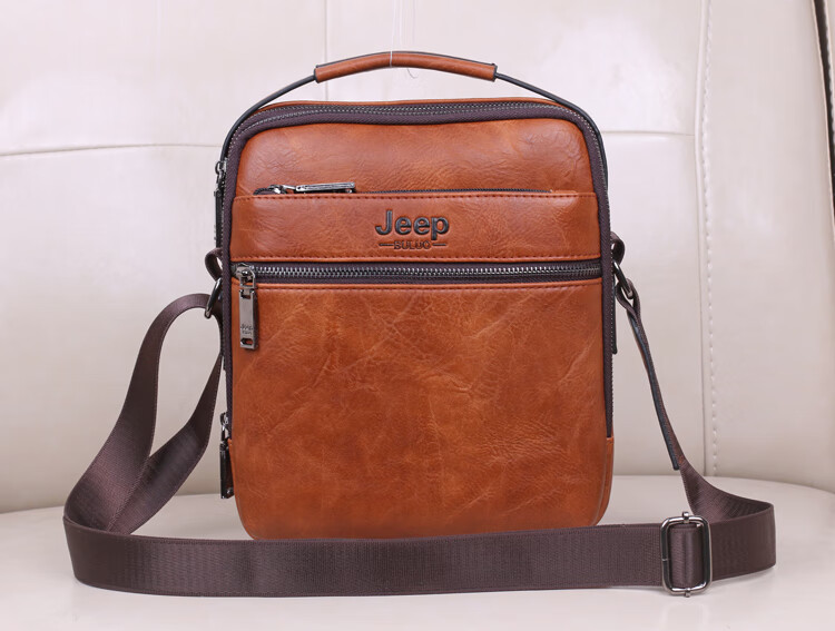 吉普jeep旗舰官方店jeep男包男包单肩包男士斜挎包包公文包男商务牛