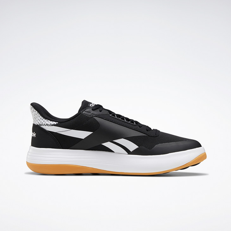 reebok锐步运动男女休闲鞋 hc dmx 新款低帮鞋 ef8384_黑色/白色 45.