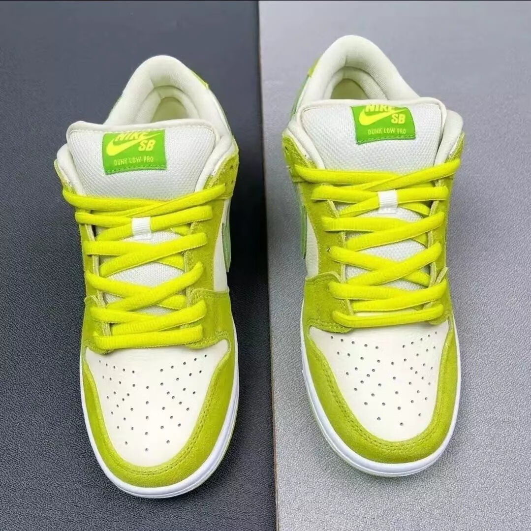 凤高(fenggao)2022新款纯原dunksb青苹果低帮男板鞋潮流百搭学生气垫