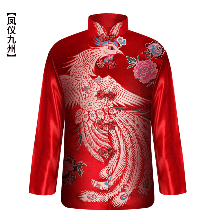 寿衣男女全套七件套殡葬用品老人寿衣女全套冲喜送老衣女款至大红双凤