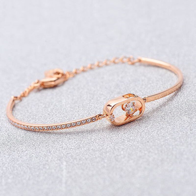swarovski 施华洛世奇 跳动的心手镯 跃动光彩 优雅别致 简约灵动 女