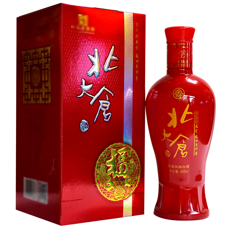 6瓶北大倉白酒幸福酒45度450ml濃香型白酒黑龍江白酒【圖片 價格