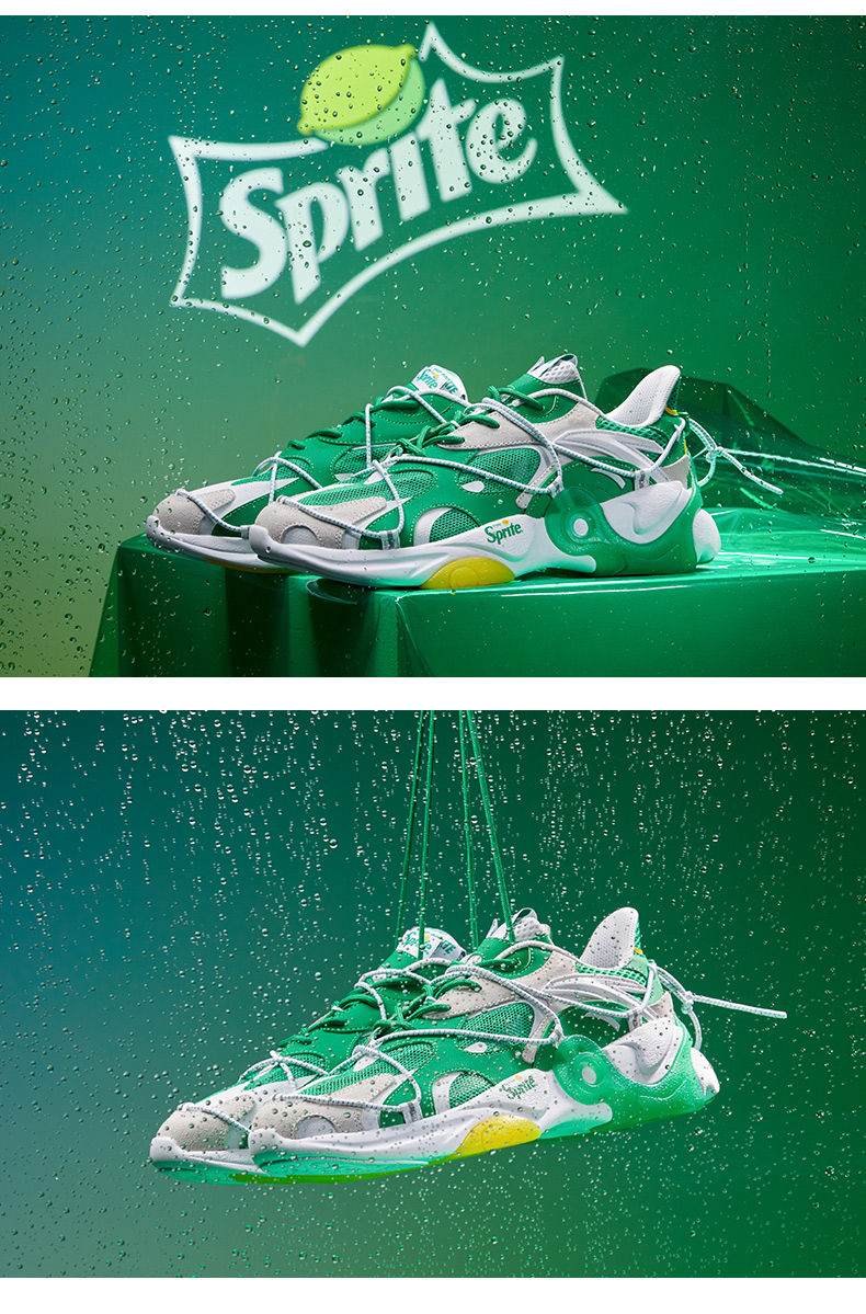 安踏分裂雪碧联名鞋男鞋2020夏季新款网面休闲鞋透气鞋子运动鞋男潮