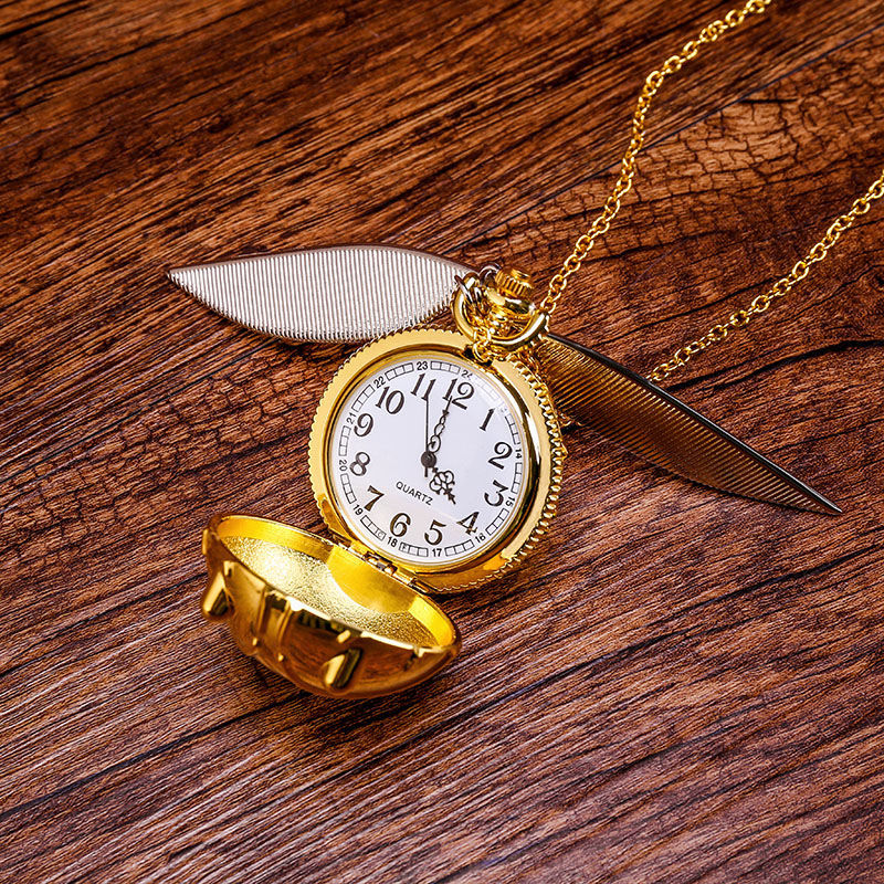 飞贼魁地奇怀表cos道具学生表白圣诞节礼物sn8898大号金色飞贼怀表款