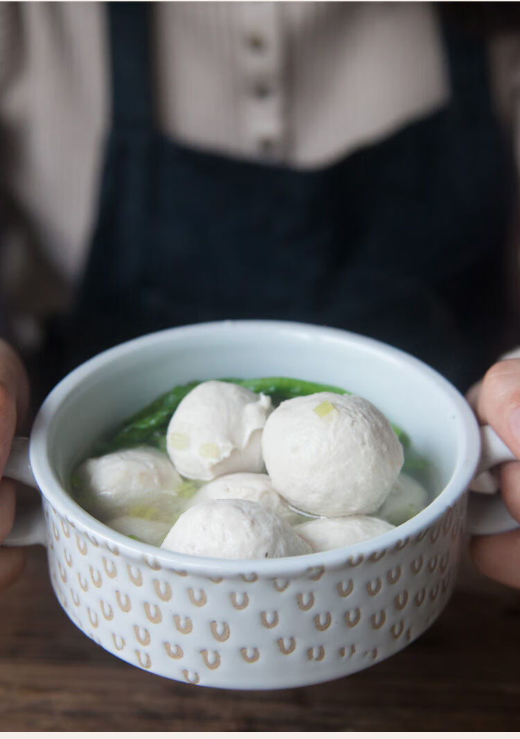 漳浦肉圆手工猪肉丸子贡丸新鲜火锅食材瘦肉丸闽南特产名小吃500g 2斤