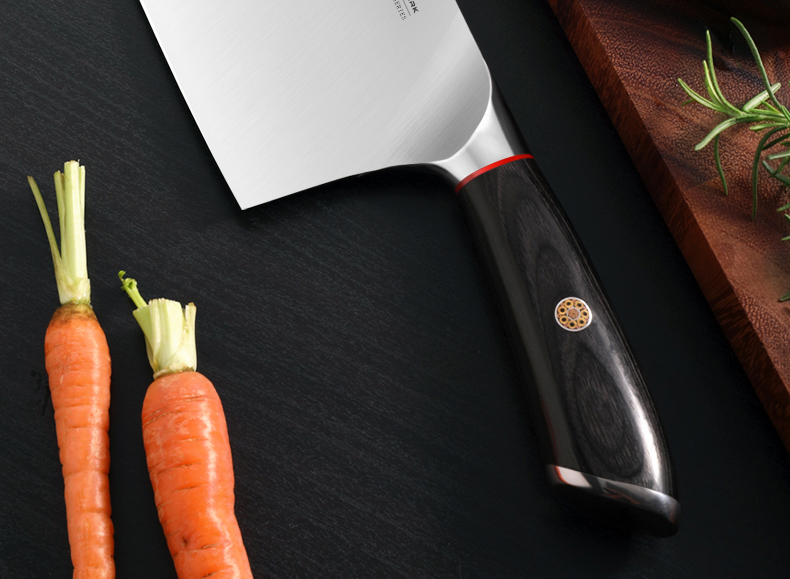 狂鲨madshark菜刀德国进口刀具切菜切肉片单刀家用厨房不锈钢刀子主