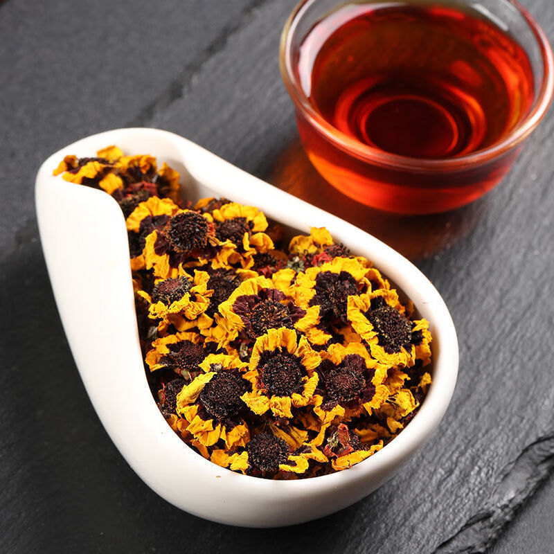 雪菊花茶昆仑雪菊精选天山雪菊茶新疆昆仑雪菊茶血菊胎菊罐装雪菊袋装