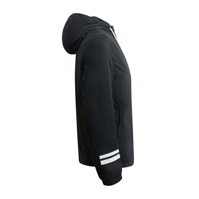 ferreroross时尚商务休闲运动上衣连帽外套男士夹克dy230987黑色m