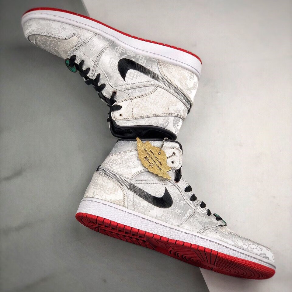 aj旗舰男女鞋air 1 x clot 陈冠希联名白丝绸nike莆田纯原cu2804