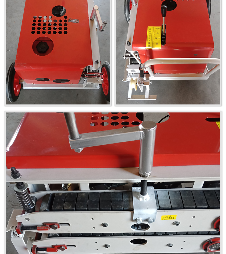 新勇士 光缆牵引机汽油拉线机手动光纤拉缆机穿缆穿线机履带式布线