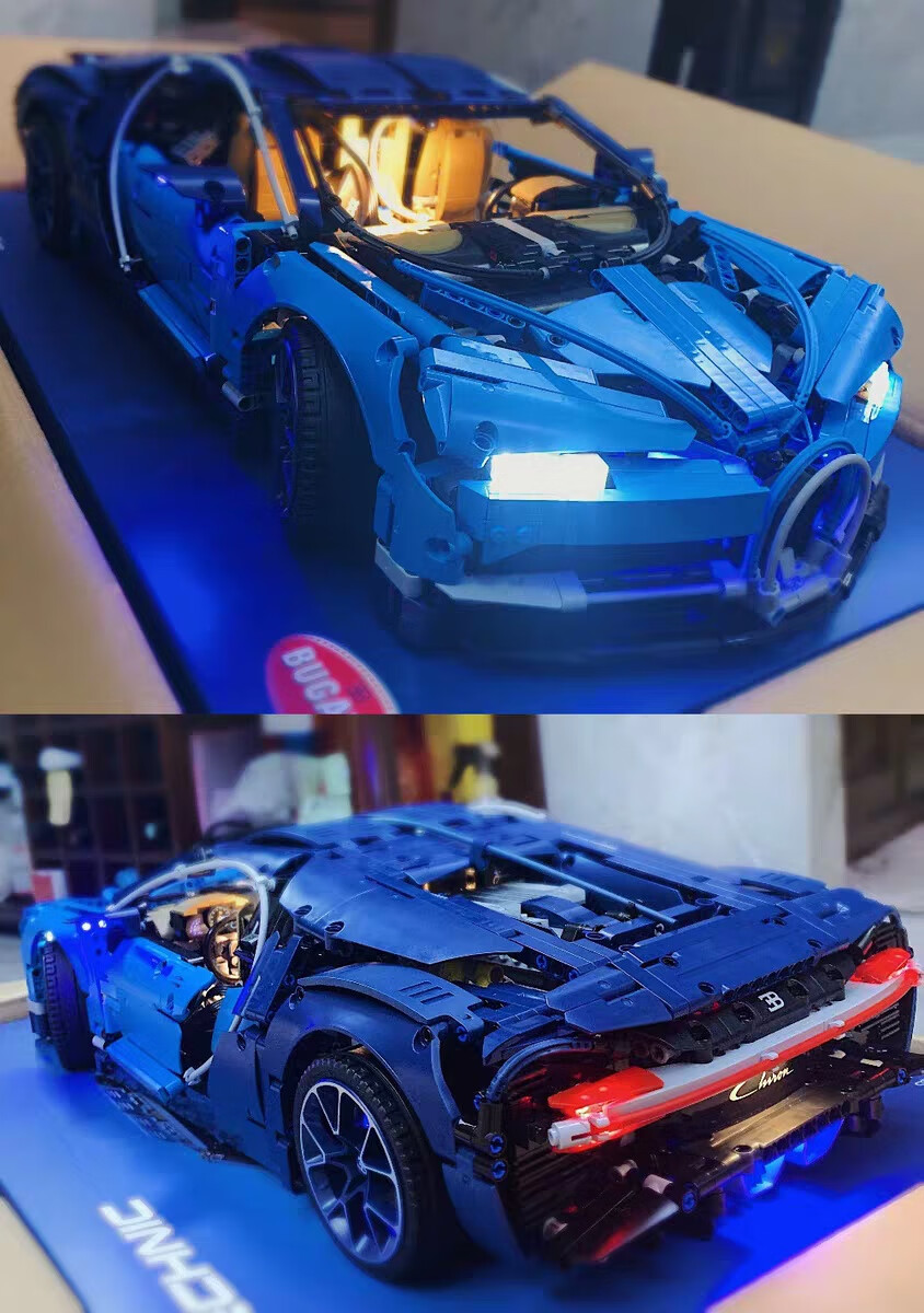 布加迪威龙 42083 机械组系列跑车同款成人高难度儿童玩具大型拼插rsr