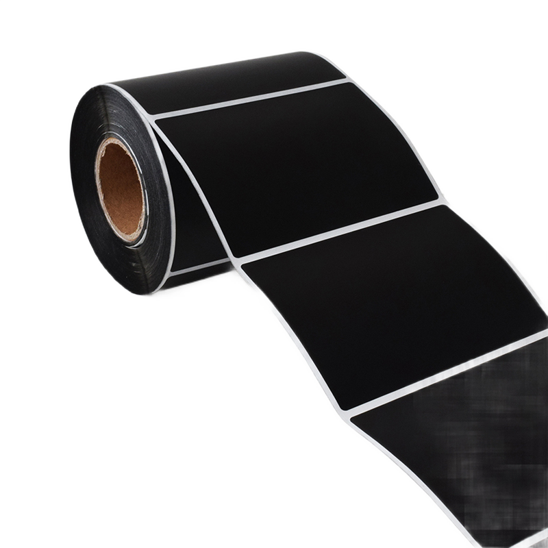 占米 黑色不干胶贴纸标签20*10 30 40 50 60 70 80 100条码打印黑色标