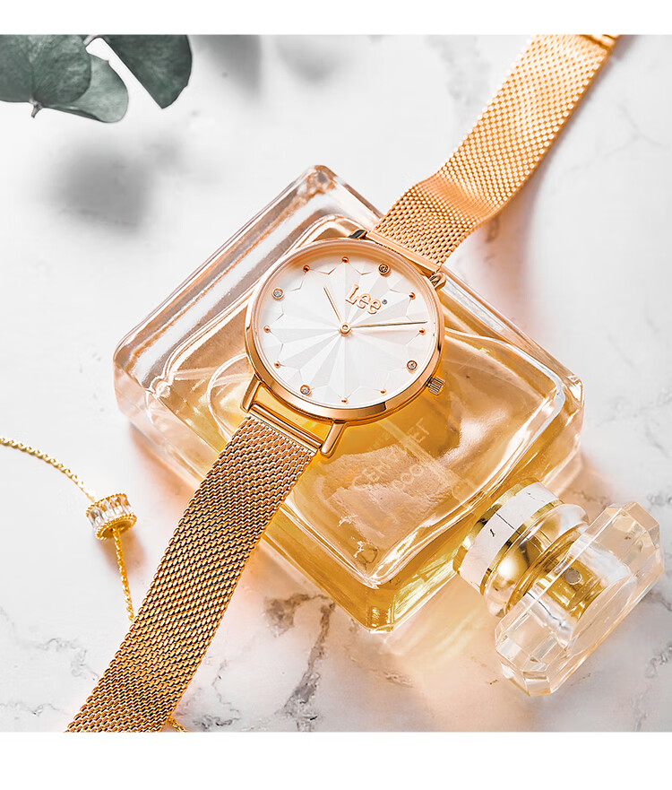 lee手表女款小众夏季复古设计感ins风学生大表盘森系女性手表f275