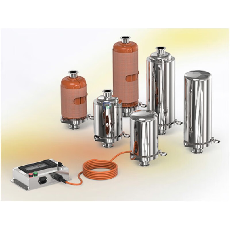 汉河快装呼吸阀 不锈钢管道空气过滤器 卫生级智能控温电加热呼吸器