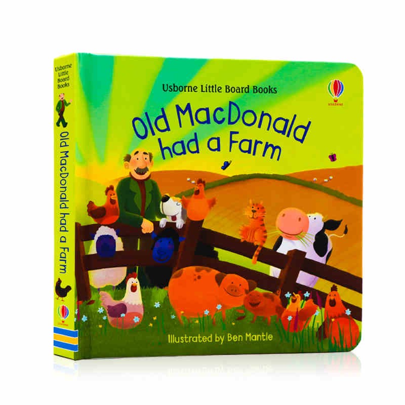 usborne出品oldmacdonaldhadafarm麦克唐纳爷爷的农场英文原版
