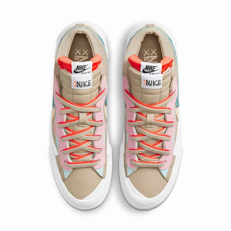 nike耐克男女鞋sacaixnikeblazerlow低帮联名解构运动休闲板鞋dm