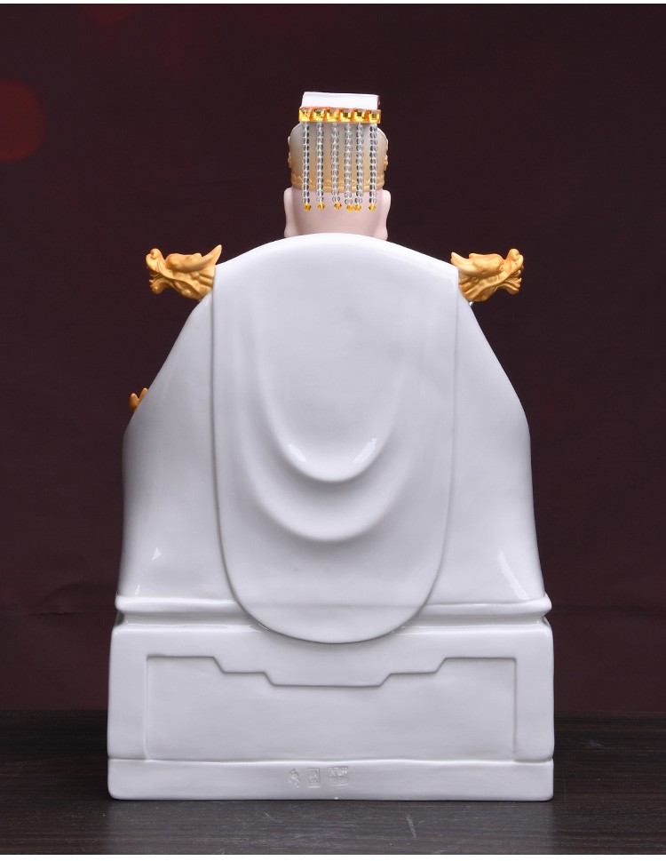 许师傅德化陶瓷玉皇王母神像玉皇大帝王母娘娘陶瓷佛像玉帝供像家用