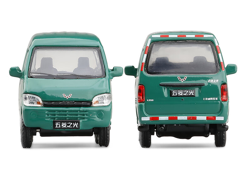 64 五菱之光面包商务减震车身车底合金汽车模型玩具 五菱之光银色 mpv