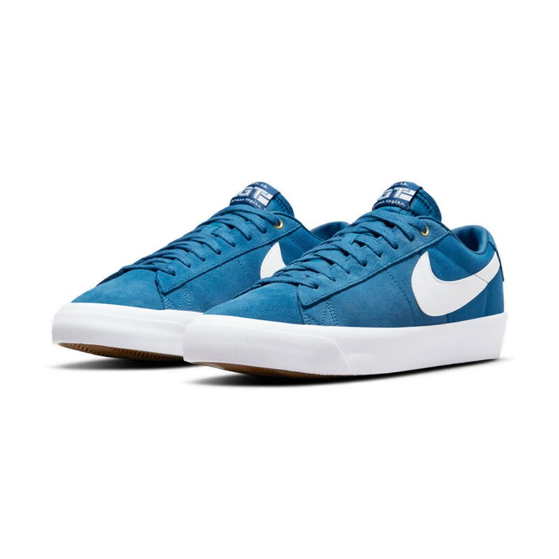 nike 耐克耐克nike sb zoom blazer low 黑白翻毛皮运动鞋 板鞋 男鞋