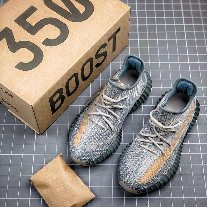 纯原巴斯夫椰子鞋350v2精灵蓝满天星真爆潮男女鞋休闲运动篮球鞋 精灵