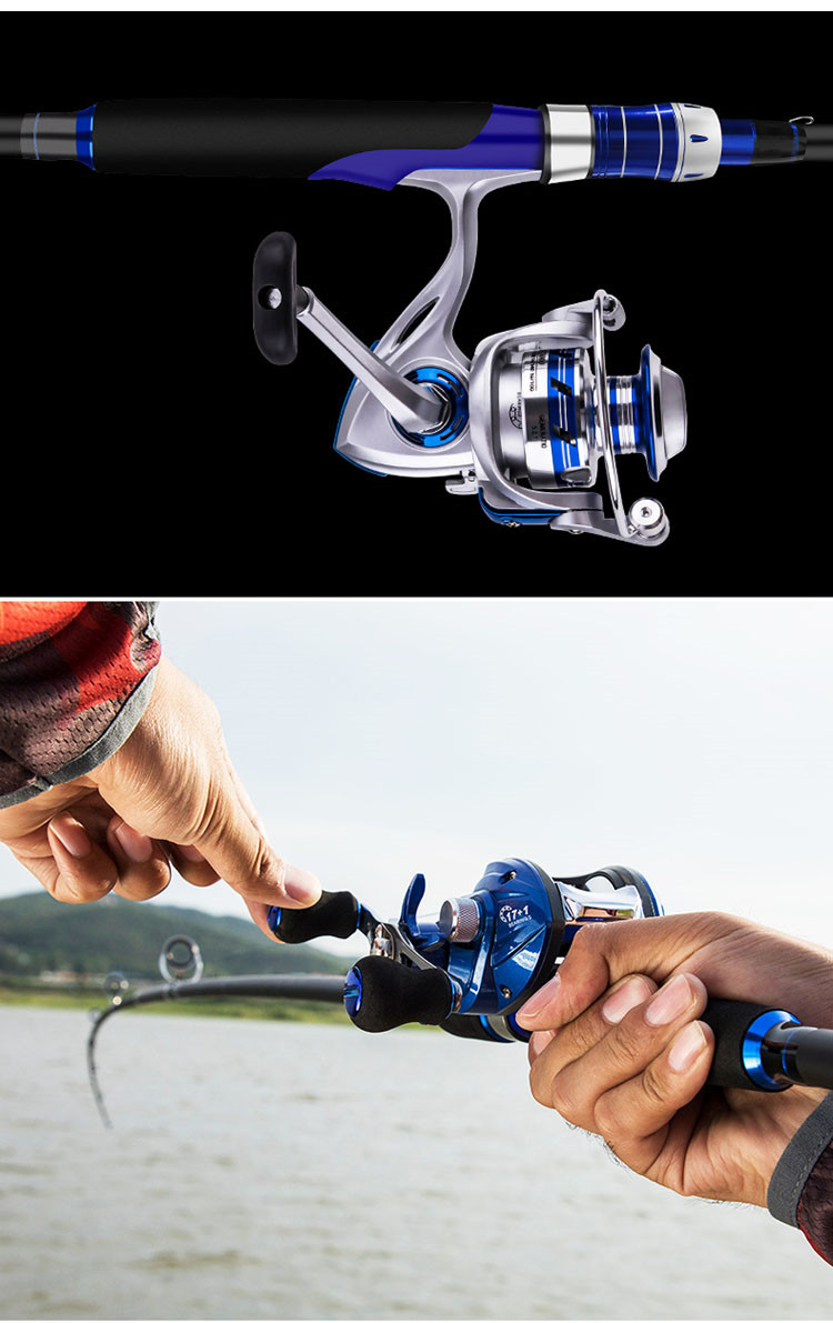 猎爪路亚竿套装钓鱼竿直杆纺车轮水滴轮单杆海竿抛竿165米直柄金属