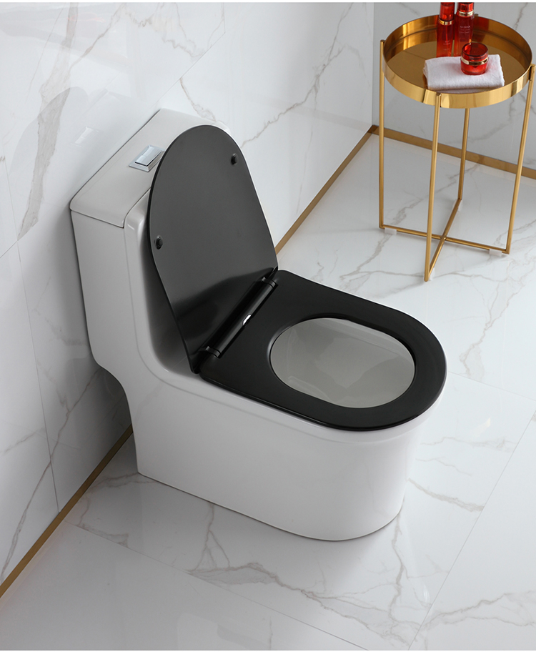 gohu卫浴马桶大冲力大口径喷射虹吸式坐便器静音防臭节水座便器家用防