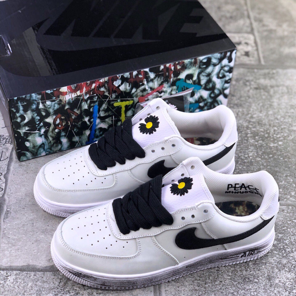 纯原级aj空军一号af黑白小雏菊权志龙2.