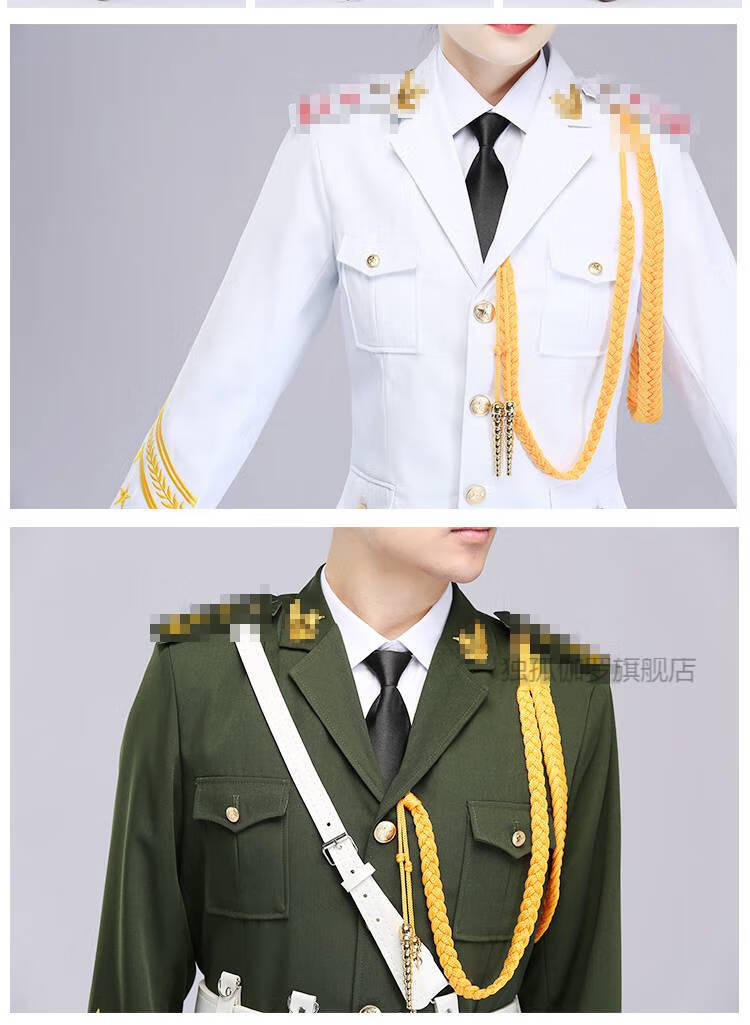 升旗手服装中学生升旗服装国旗护卫队礼服班鼓乐队制服学生鼓合唱团