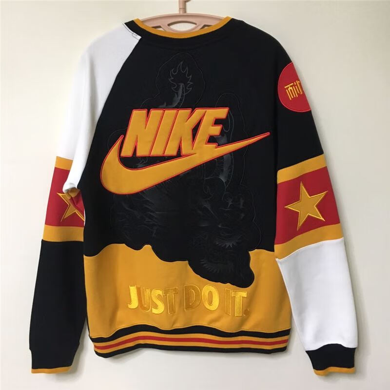 耐克(nike) nike nike耐克官方店秋城市限定卫衣上海拼接刺绣情侣