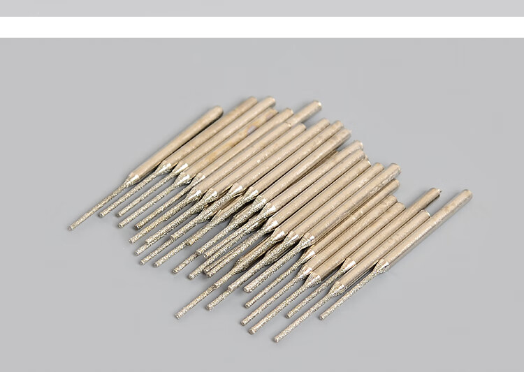 锔瓷工具金刚钻特级加长玉石打孔针金刚石牙机玛瑙翡翠石头打眼针金刚