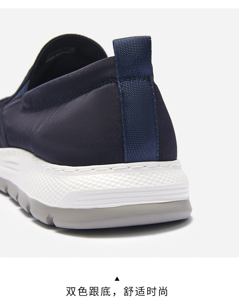 热风男鞋2022年春季新款简约布鞋一脚蹬懒人鞋休闲鞋男07绿色43偏大半