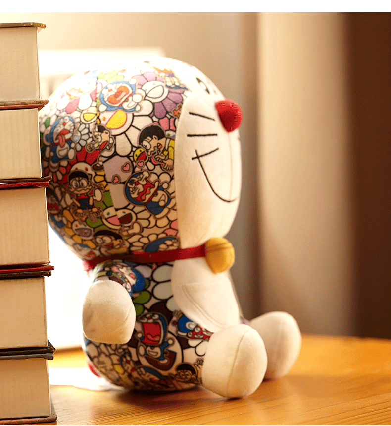 日式村上隆哆啦a梦公仔 日本联名毛绒玩具机器叮当猫玩偶生日礼物 25