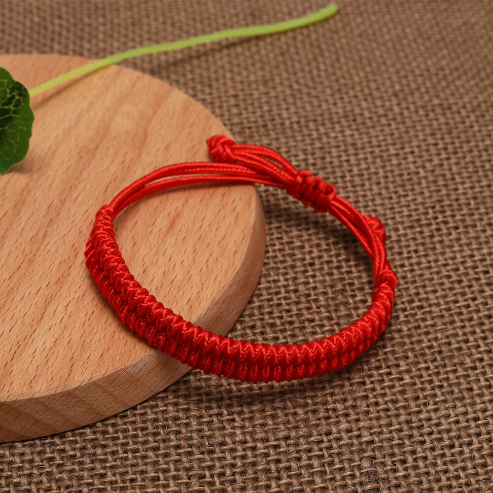 端午节五彩绳手链手工编织吉祥凤尾结五彩线手绳网店小礼品红线凤尾