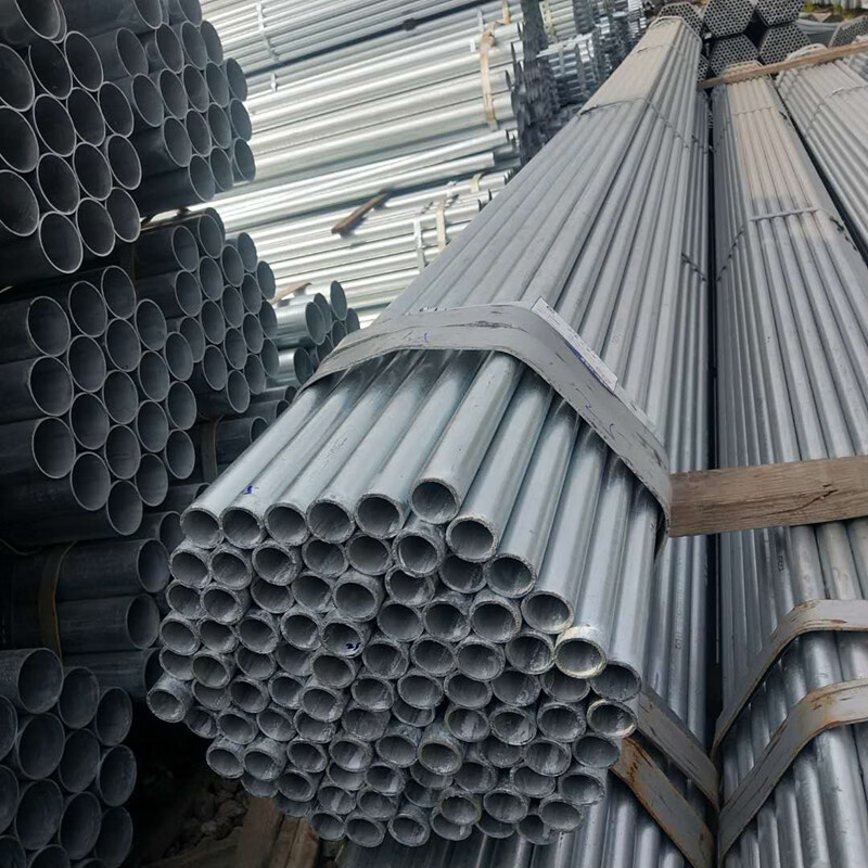 15寸镀锌管空心圆管q235b热镀锌钢管dn40套丝下水管均可零售切割