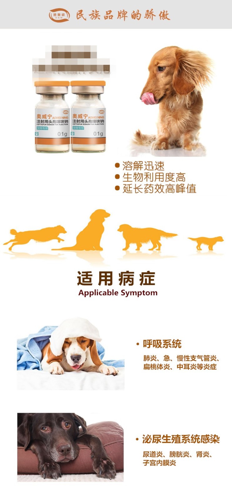 注射用头孢噻呋钠宠物用猫犬狗狗抗菌消炎针剂0 1g头孢宠物抗生素 图片价格品牌报价 京东