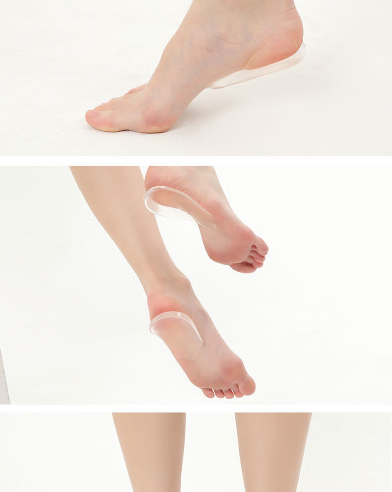 矫正鞋垫o型腿x型腿内外八字后跟垫脚后跟矫正硅胶鞋垫学生鞋垫 脚