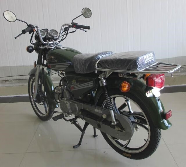 重庆嘉陵70cc摩托车jh70-e节油王复古大油箱国四电喷可上牌 黑色钢丝