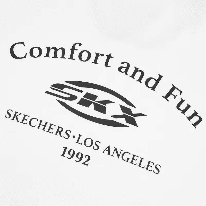 胜道运动 skechers斯凯奇男女装上衣2022翻领针织套头情侣休闲卫衣