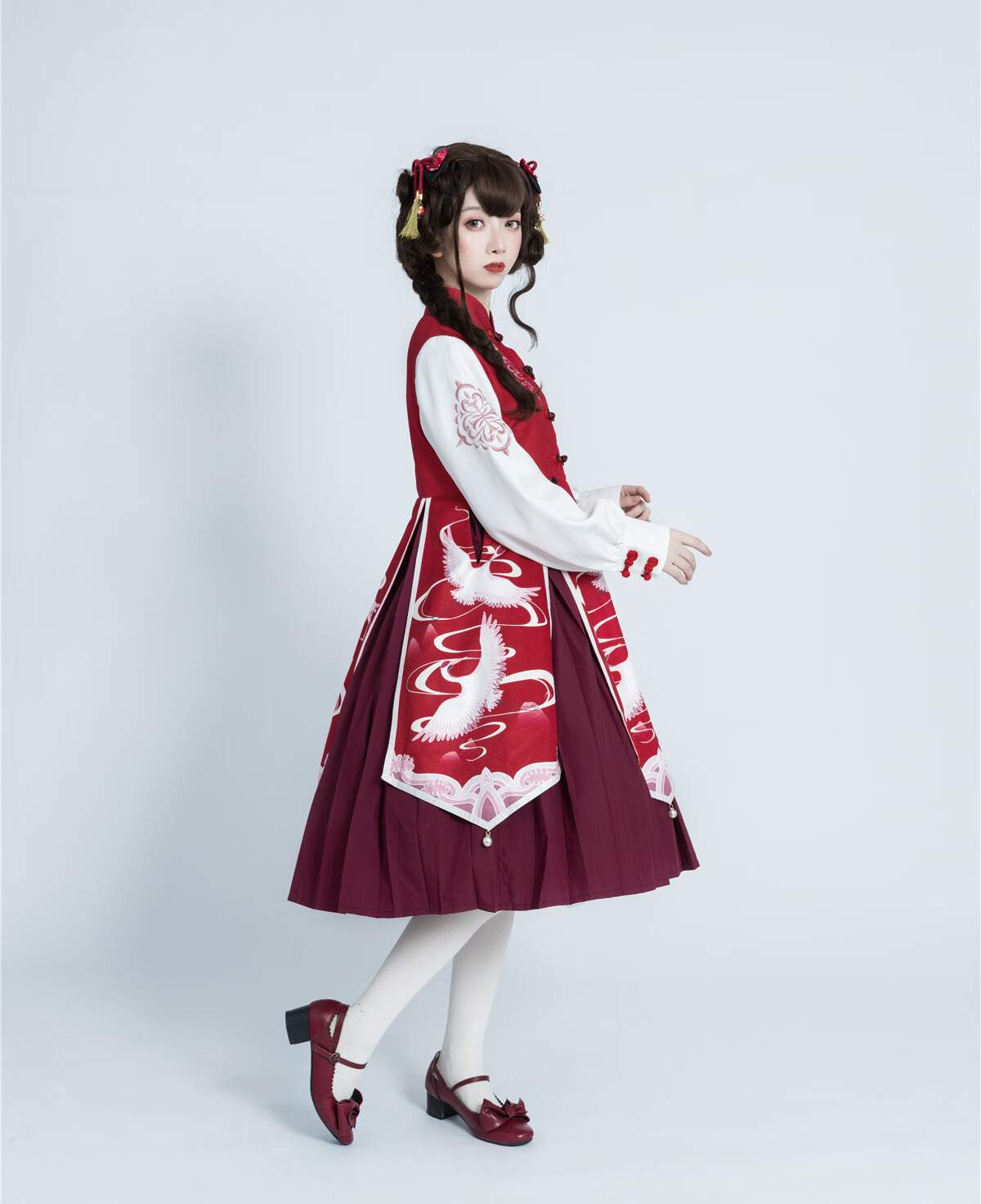 洛丽塔国风新年洛丽塔洋装国风冬季洛丽塔学生软妹lo中国风lolita裙