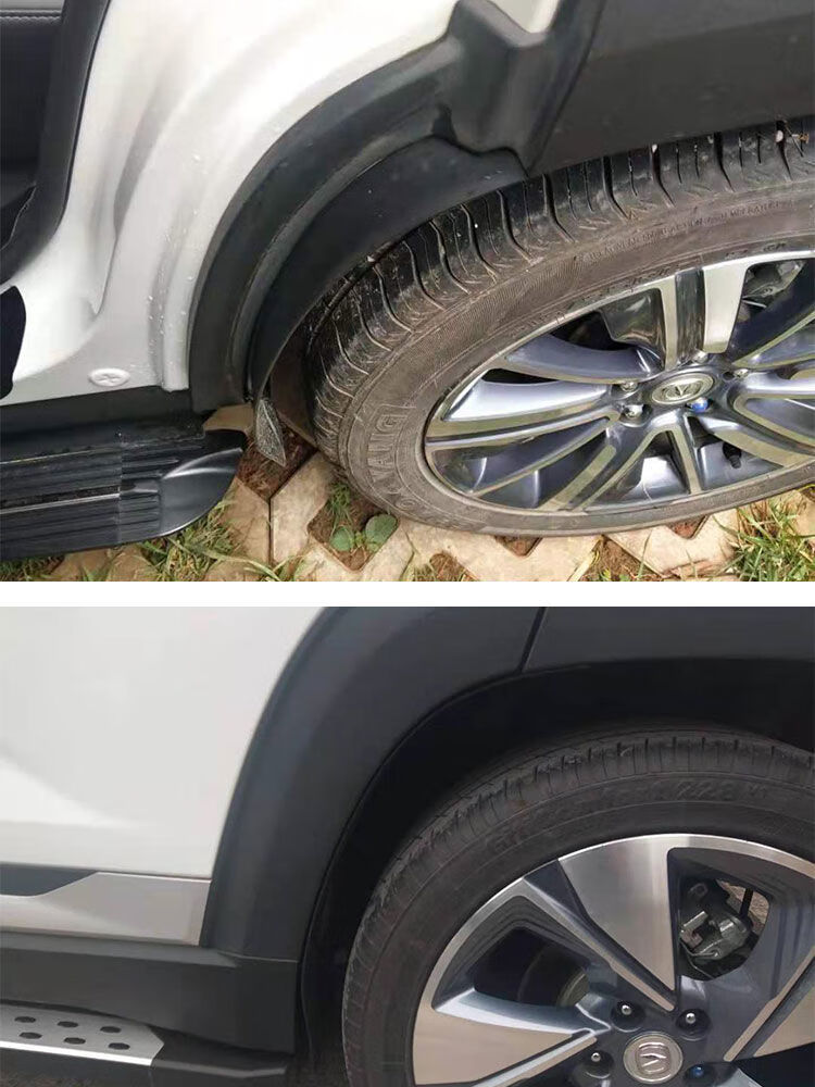 长安cs35plus后门挡泥板cs35车门后挡板后轮内衬阻泥原厂改装配件 无