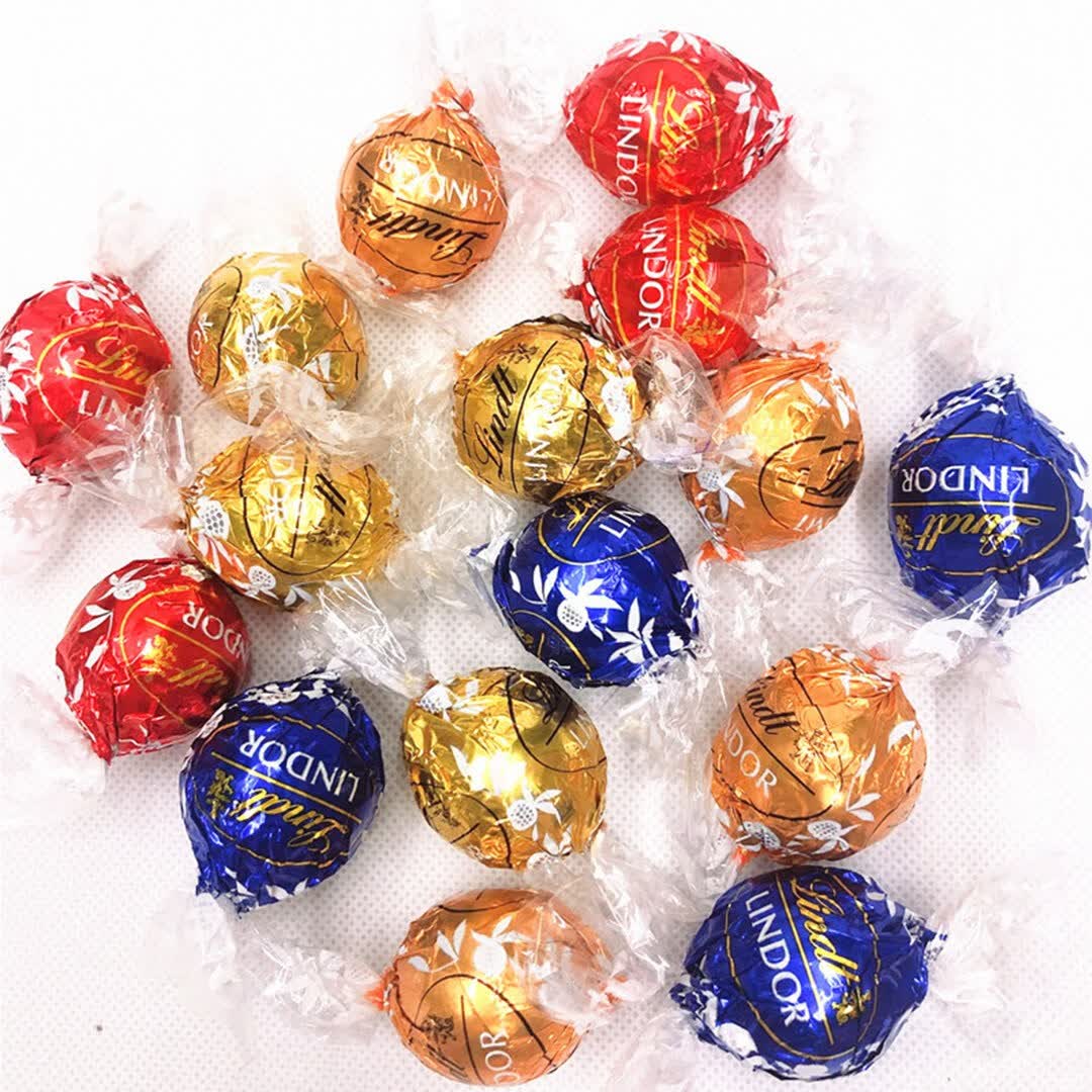 瑞士莲(lindt)软心牛奶白巧克力2400克婚庆装 喜糖 散装糖盒分享装