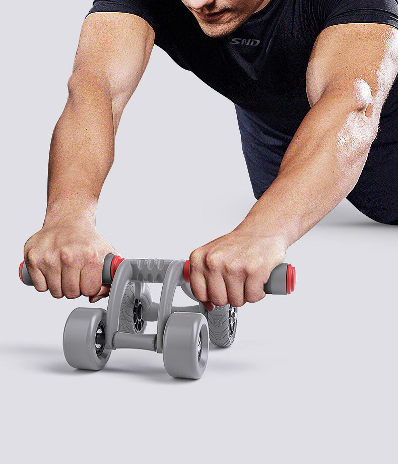 新品自动回弹健腹轮腹肌轮施耐德健腹轮男士卷腹家用健身器材腹肌女