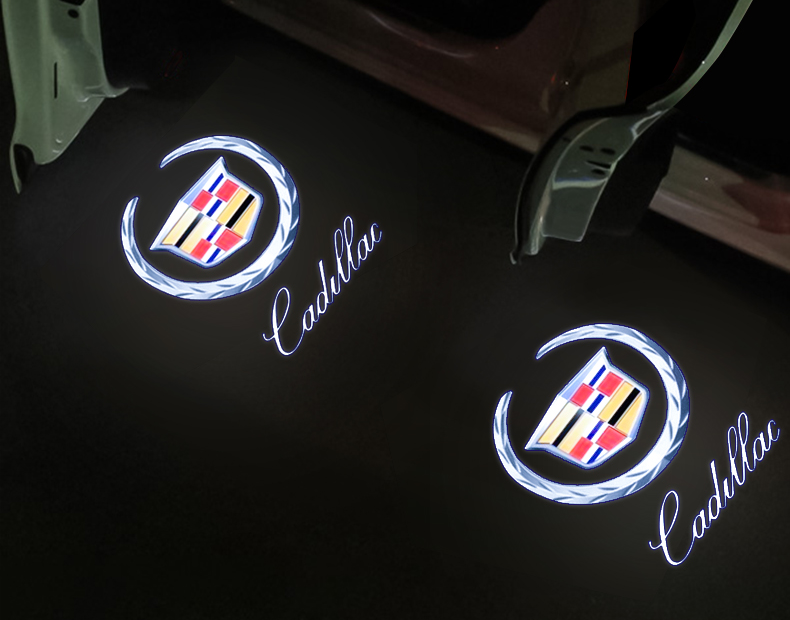 凯迪拉克迎宾灯ct5 atsl xt4 xts ct6 xt5/6改装投影镭射开车门迎宾灯