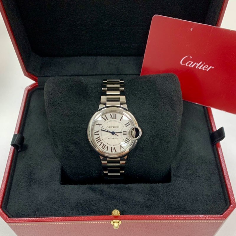 【二手95新】卡地亚蓝气球wsbb0044女士自动机械腕表33mm表径 快拆