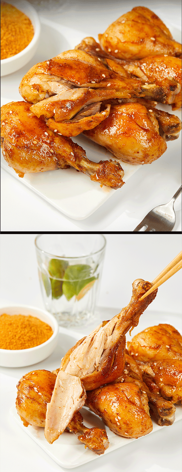 去皮鸡腿低少脂肪代餐开袋即食鸡腿肉高蛋白健身饱腹零食整箱卤鸡腿