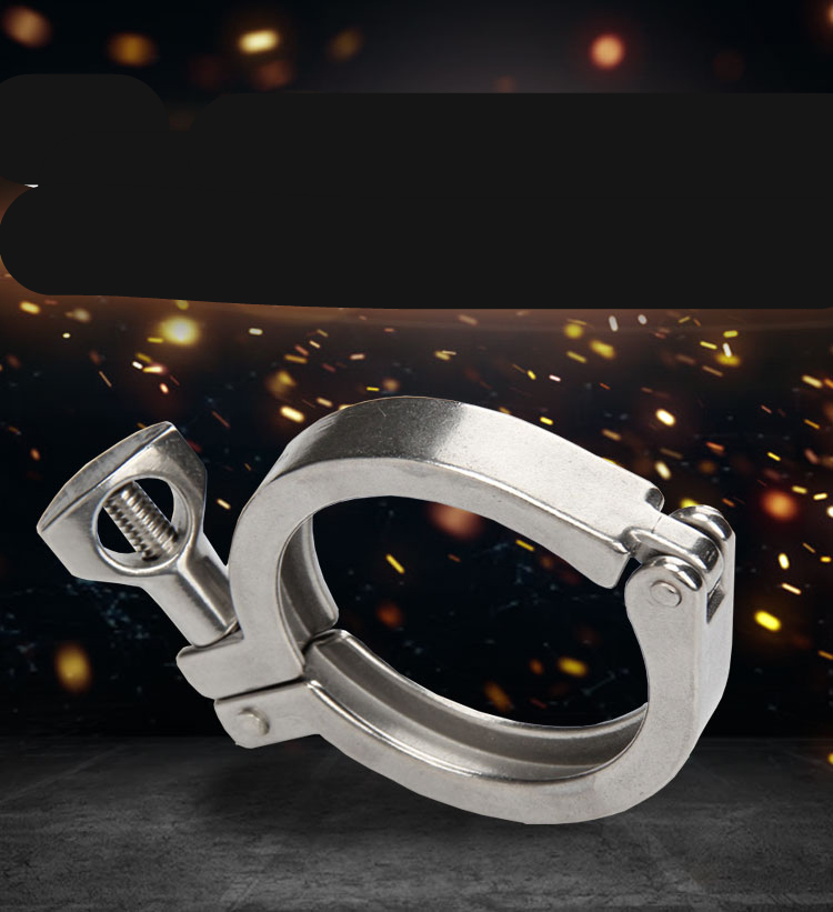 定制快装卡箍304201不锈钢接头卡盘抱箍快接端头精铸卡扣管夹304卡盘