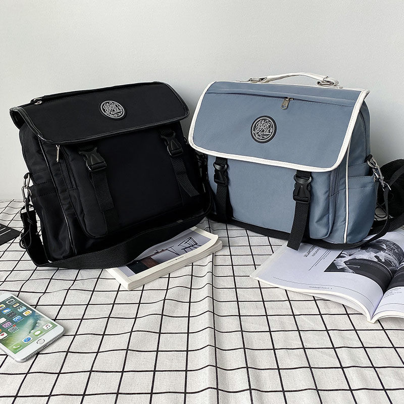 【全款】津畈高双肩jk制服包dk制服双肩包日系高中生通勤学生 水色