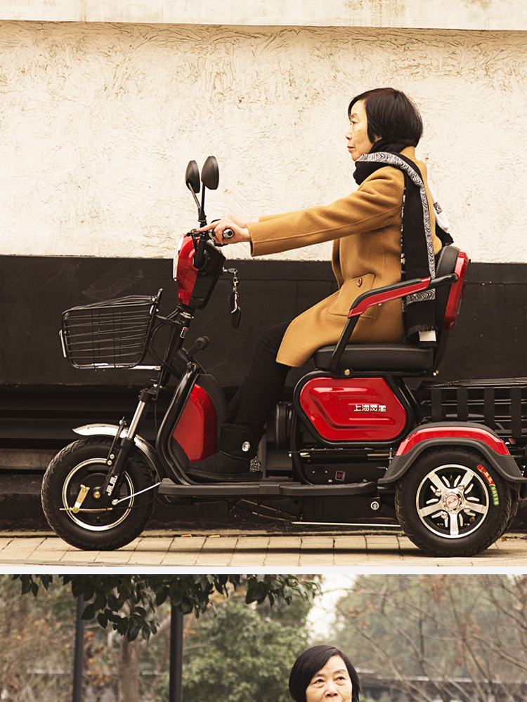 老人踏板车老年踏板车接送孩子买菜多功能电瓶电动车炫酷消光可可48v