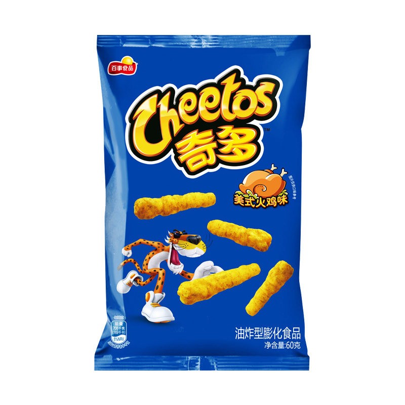 奇多粟米棒休闲食品小吃零食混装60g牛排味火鸡味 牛排味12包