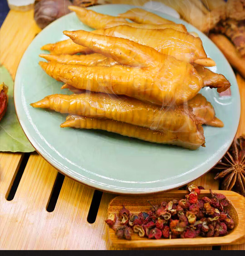 泡椒凤爪小包装散称 凤爪零食小包装鸡爪单个装散称泡椒酱卤味鸡脚